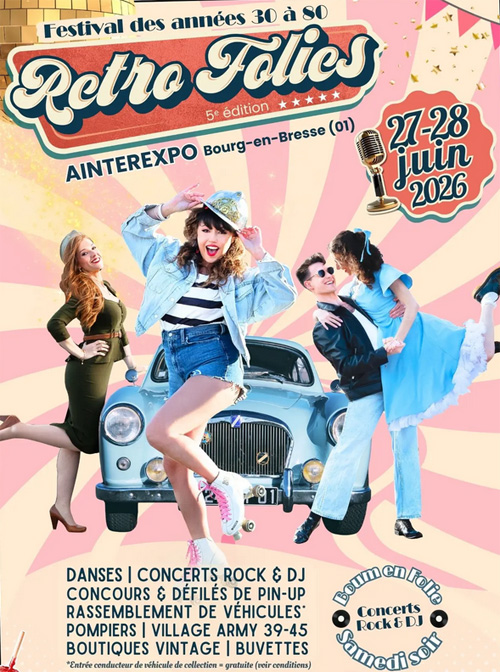 Retro folies Bourg en Bresse 2026